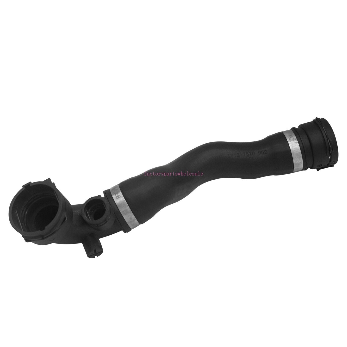 Top radiator hose suitable for E46 320i 323i 325i 328i 330i 952 17127510952- n