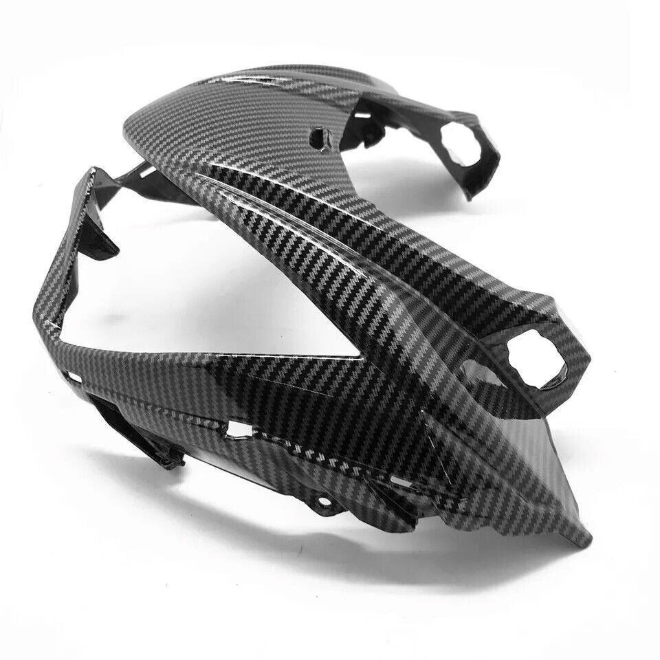 Carbon Fiber Upper Front Nose Headlight Fairing for Kawasaki Z250 Z300 2013-2017