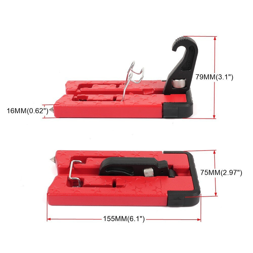Folding Car Door Latch Hook Step Foot Pedal Ladder for SUV Roof Pedal Ladder