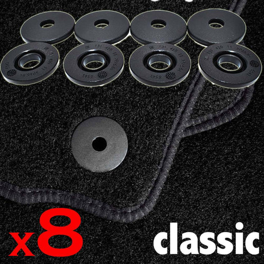 8-Pcs Black Floor Mat Retainer Clip Car Fastener For Chevy for GMC for Buick for Cadillac Q