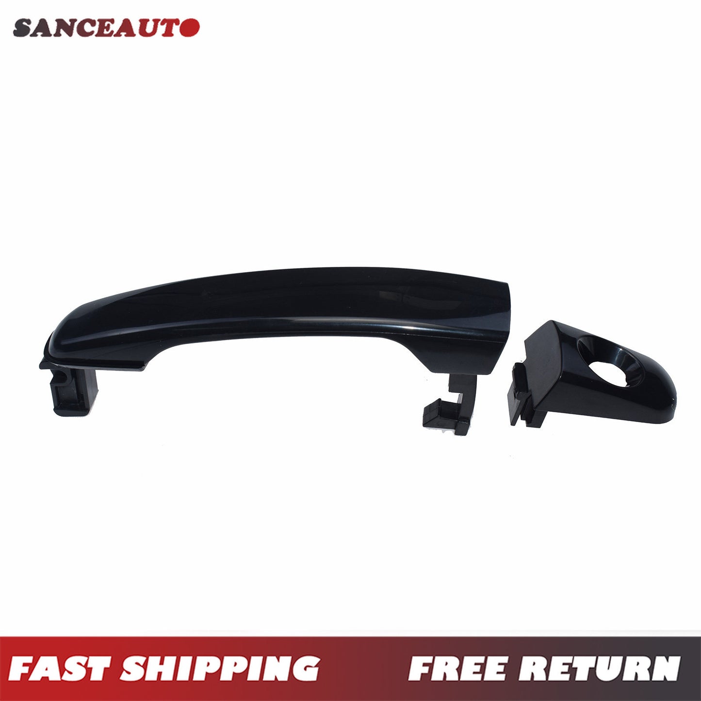 Outer door handle, front left (LH) with keyhole, suitable for 05-09 Equinox. n