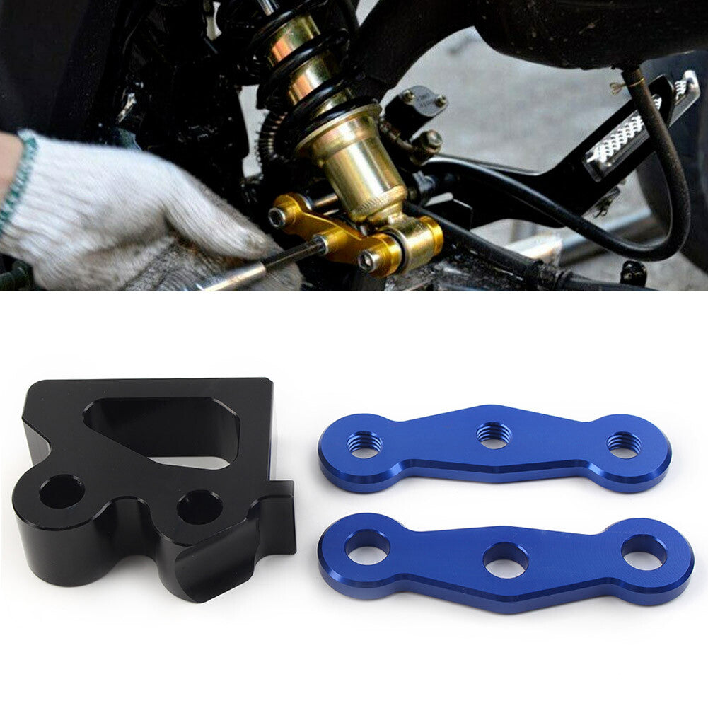 Blue for Honda Grom Msx125 Sf 2013-21 Inch Billet Rear Shuck Lowering Suspension