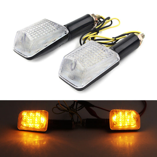Fit for Ducati for Honda for Yamaha Motorcycle LED Turn Signals Blinker Light Indicator Q