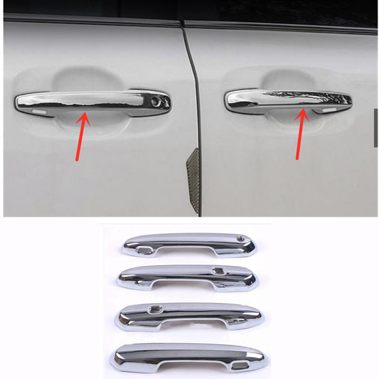 For 2021-24 for Toyota for Sienna Chrome ABS Outside Door Handle Moulding Cover Trim 4X
