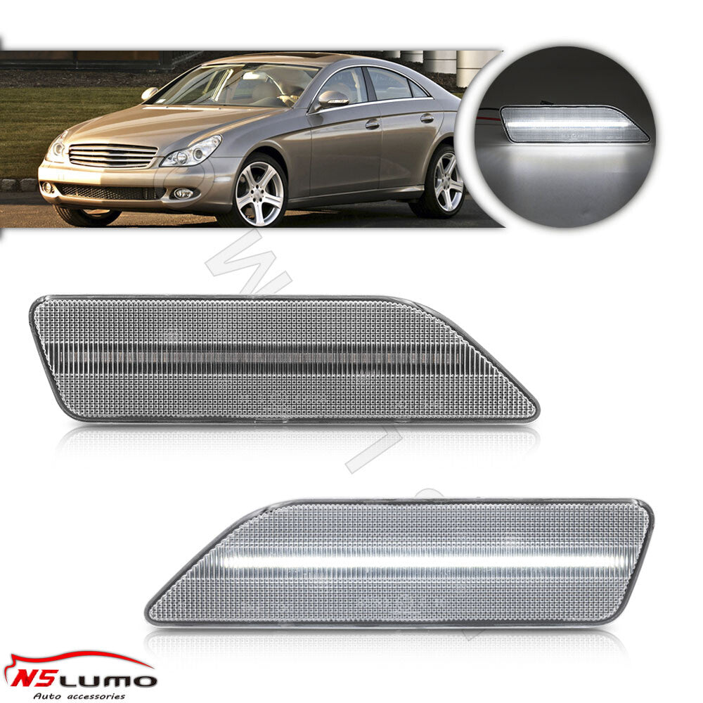  LED headlights for 2007-2011 W204 C-Class DRL headlight upgrade  2021 B