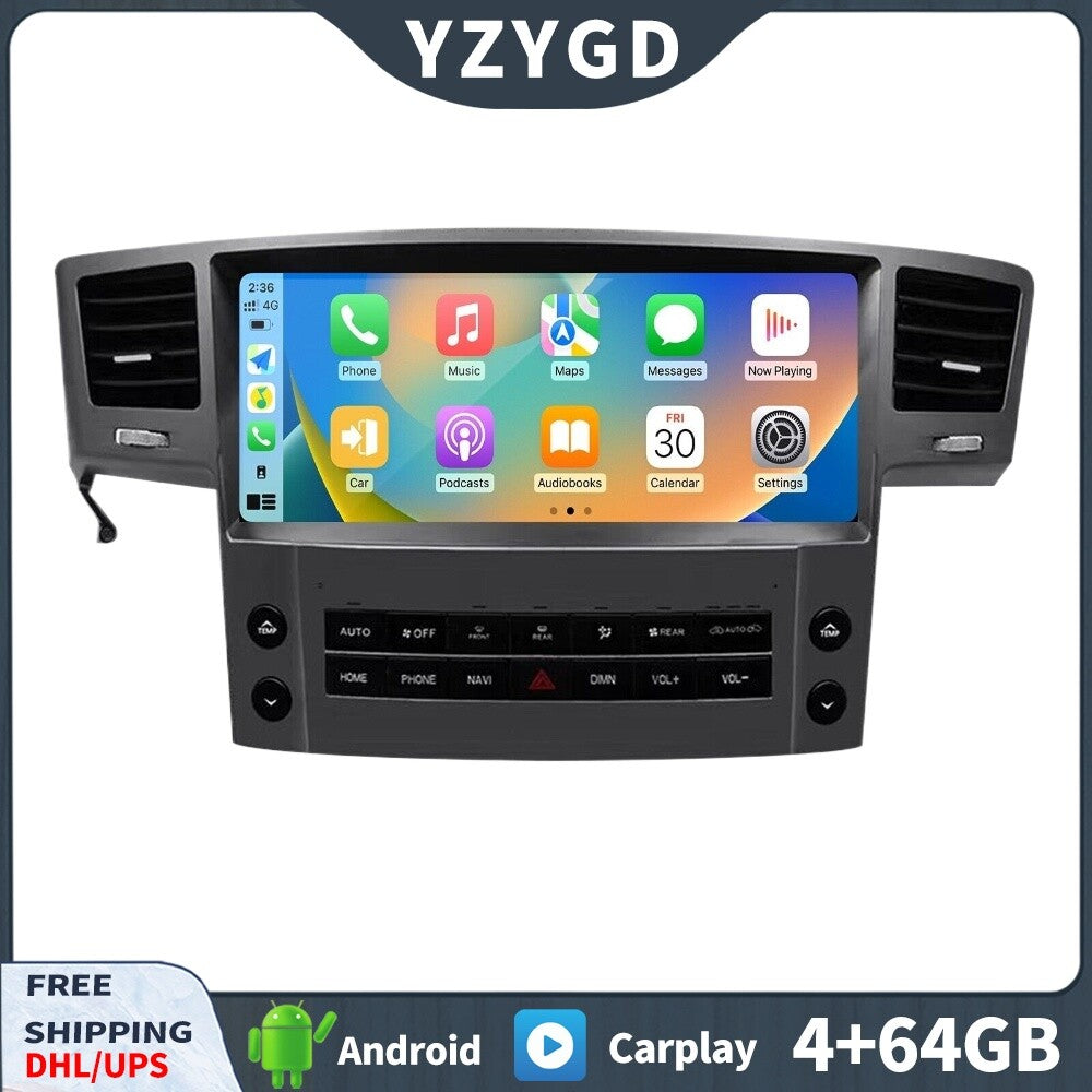 12.3for Lexus LX570 2007-2015 Car Radio CarPlay Stereo GPS Receiver Screen