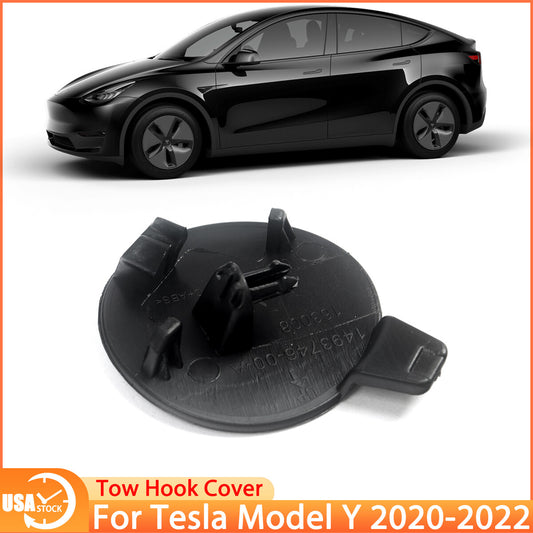 Front bumper trailer hitch cover for 2020-2022 for Model Y 1493746-00-A- n