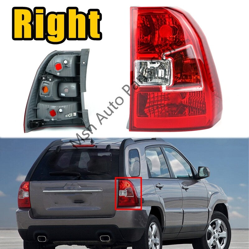 Right Rear Bumper Tail Light Shell Cover NoBulb for Kia Sportage 2005-2010