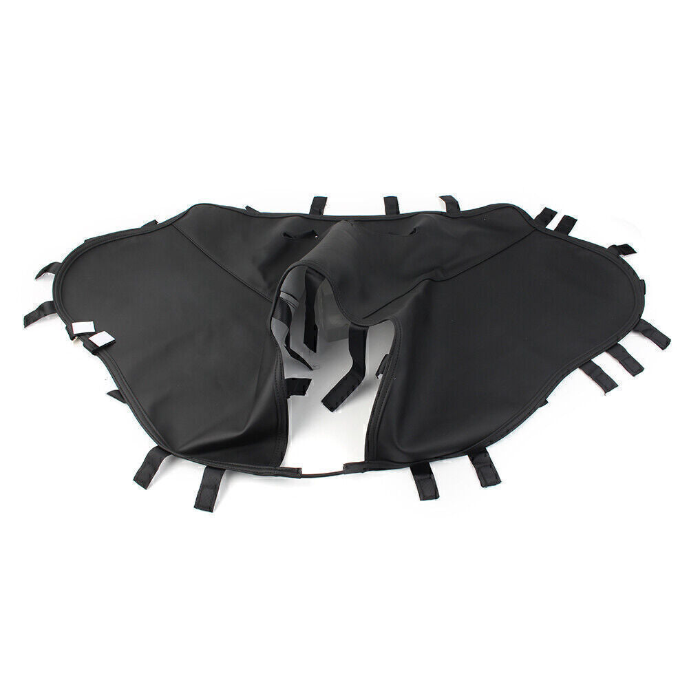 Leather Fairing Cover Black for 2014-up for Harley Davidson FLHT FLHX Tri Glide