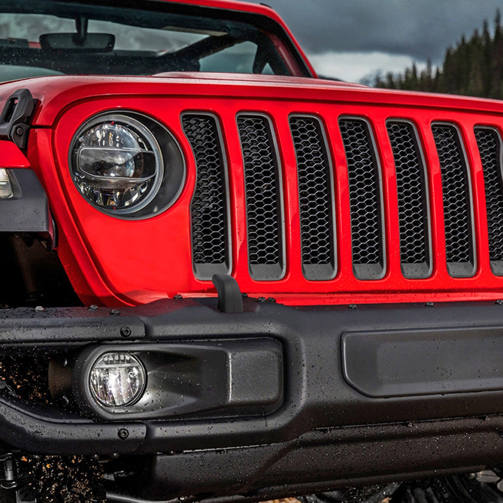 Black TPE Front Bumper Trailer Hook Protection Cover for Jeep for Wrangler JK JL JT