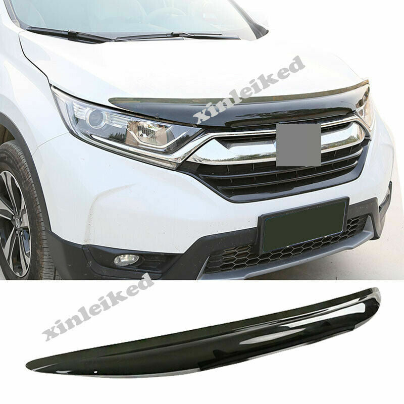 for Honda CRV CR-V 2017-2019 Black Acrylic Front Bonnet Guard Hood Cover Trim 1x