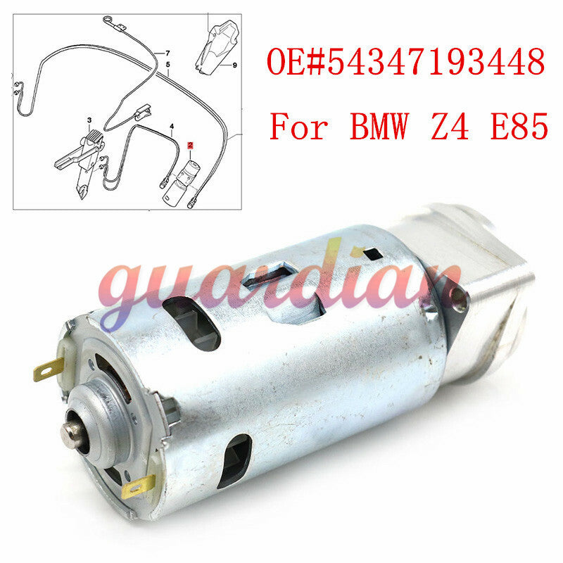 Top Hydraulic Roof Pump Motor  Bracket Z4 E85 54347193448 for BMW Convertible