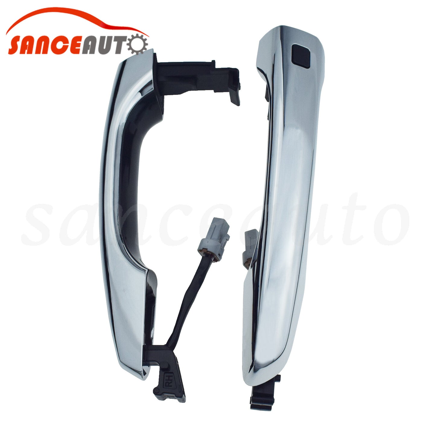 Front LH RH Chrome Outside Door Handle W/ for Smart Key for Hyundai for Elantra 16-20 n
