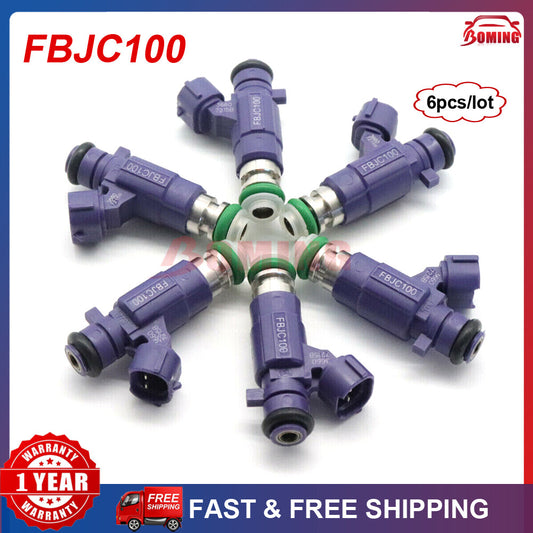 new (6) sets of fuel injectors for 2003-04 for Nissan 350Z 3.5L and for Infiniti #FBJC100