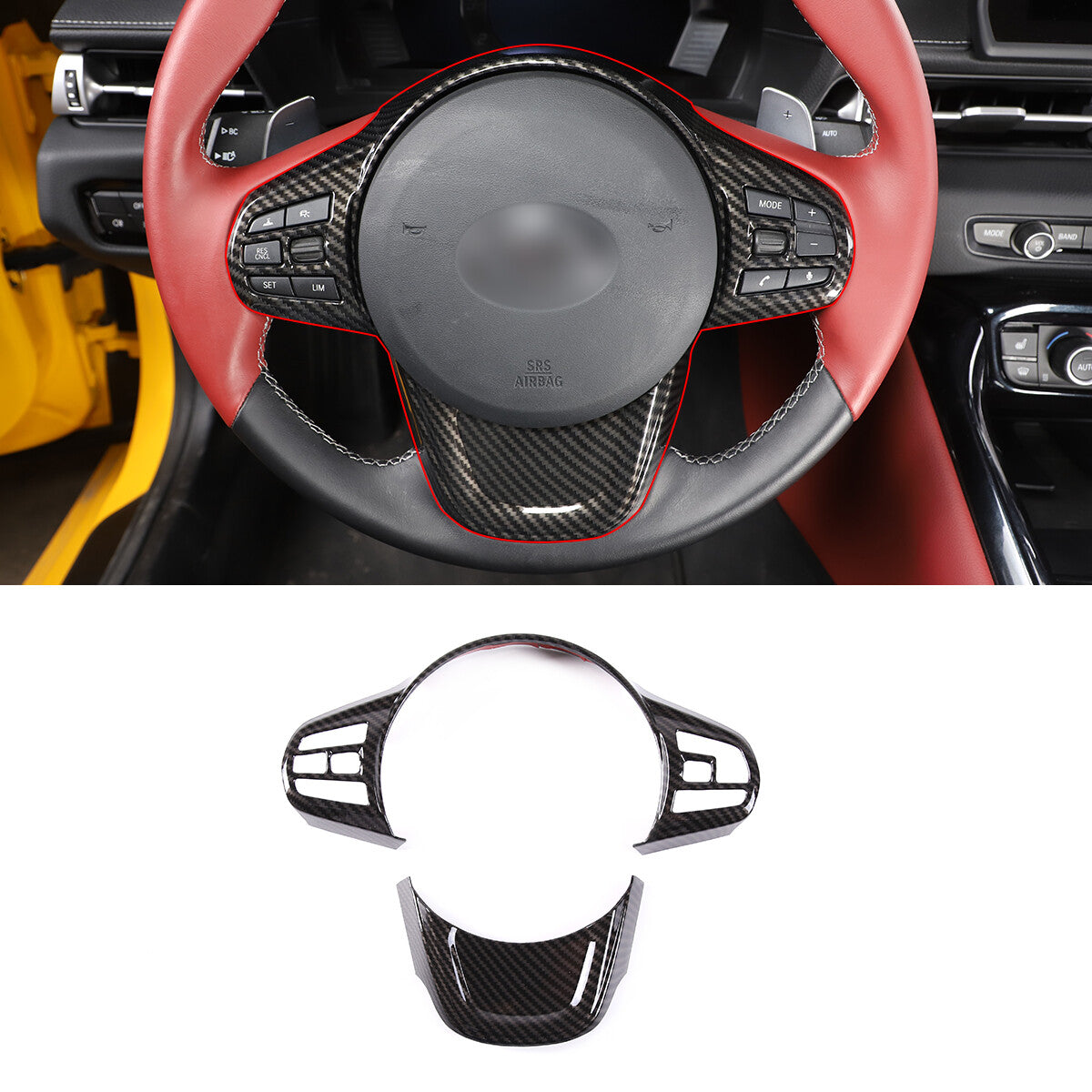 Smooth black mudguard side vent cover decoration suitable for LR for Range Rover Evoque 19-21 - v
