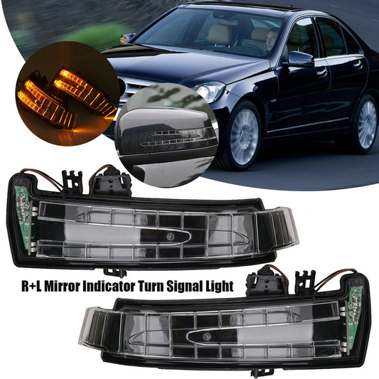 2x Wing Mirror Indicator Lamp Turn Signal Light for Mercedes W204 W212 W221 L+R
