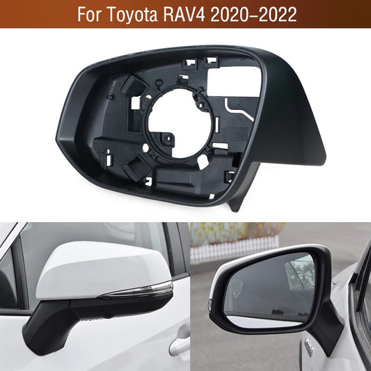 1Pair Rearview Mirror Frame Case Trim Housing Shell for Toyota RAV4 2020-2022