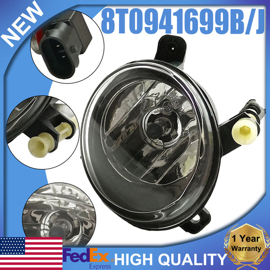 Front left fog light clear glass lens for Audi Q5 A4 S4 A6 S6 #8T0941699B- n