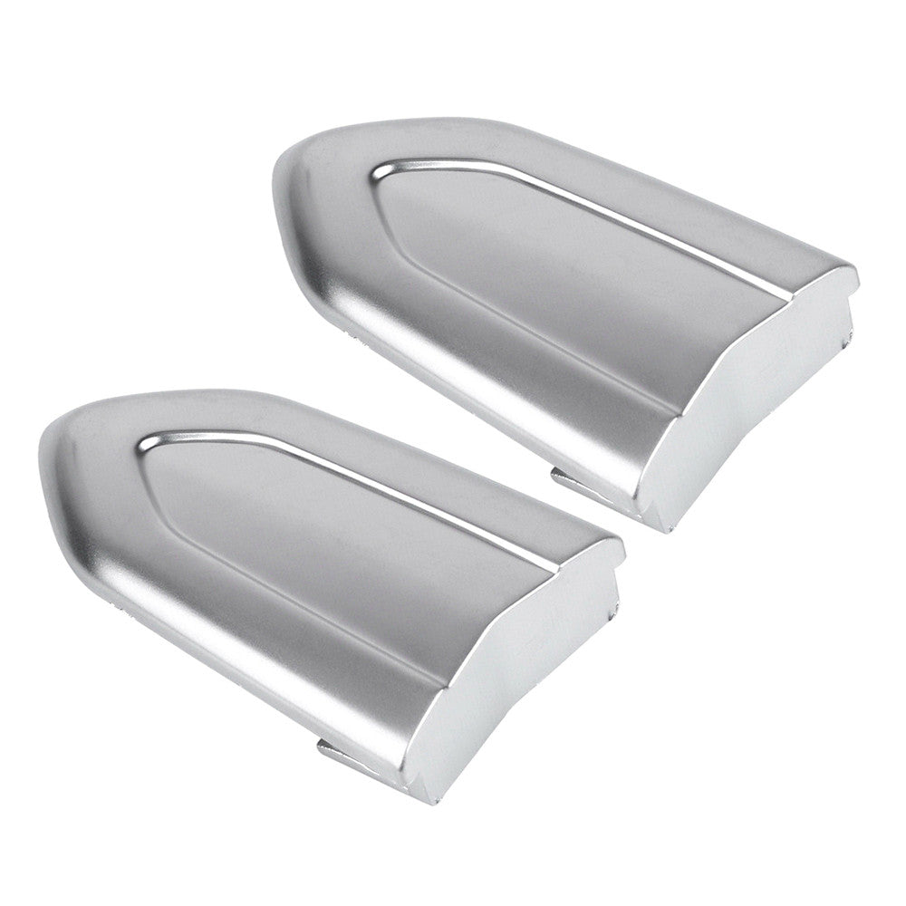 2Pcs For 2013-2019 ATS CT6 CTS XT5 XTS Door Lock Cylinder Chrome Cover Trim Cap