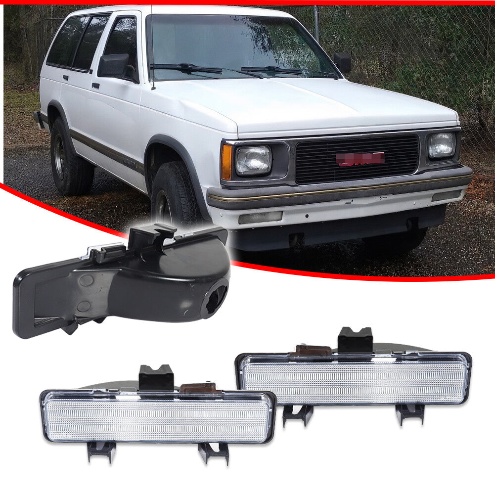 Suitable for 82-94 Jimmy Blazer Sonoma S10 S15 transparent turn signal parking bumper light set- v