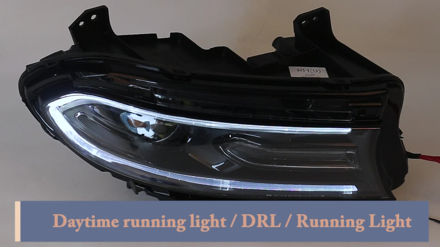 For 2015 - 2023 for Dodge Charger HID Xenon Projector Headlight Assembly Driver Left v