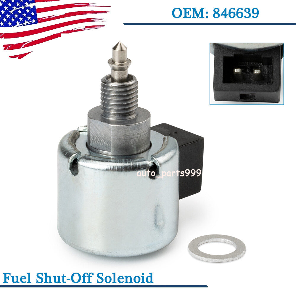Fuel shut-off solenoid valve for engine 846639 Stratton lawn and garden equipment engine - n
