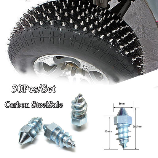 50X Anti Slip Screw Stud Wheel Tire Snow Nail For Auto Motorcycle for SUV ATV Truck Q