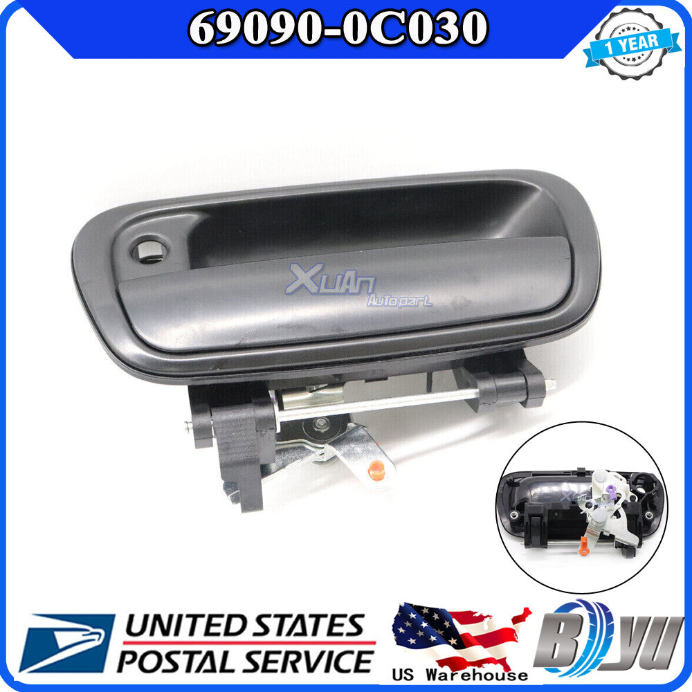 Textured tailgate handle for black 2000-2006 for Toyota Tundra pickup trucks. Q