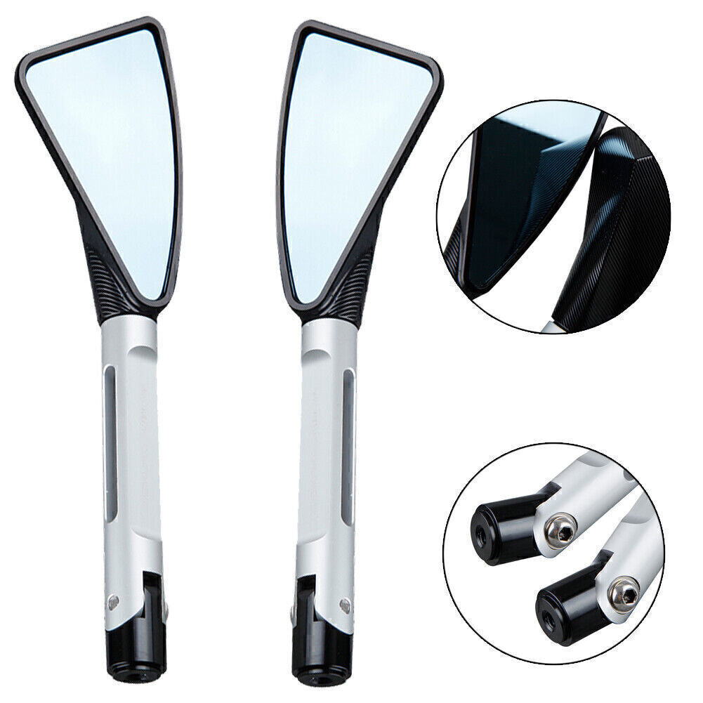 2x Aluminum Rear View Side Mirrors Fit for Suzuki GSXR1000 05-11 & GSXR600 2006-12 Q