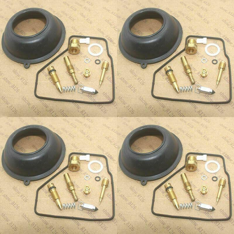 Carburetor repair kit for Honda VF500F Interceptor 1984-1986, 4-piece diaphragm set. n