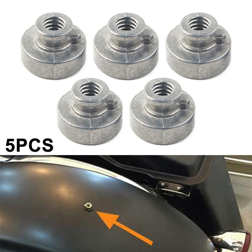 FIT for Harley Davidson Rear Fender Passenger for Seat Bolt Tab Screw Nut Knob Cover Q