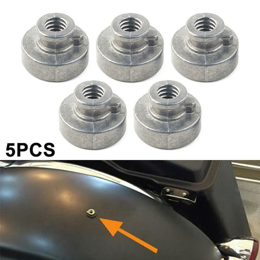 FIT for Harley Davidson Rear Fender Passenger for Seat Bolt Tab Screw Nut Knob Cover Q