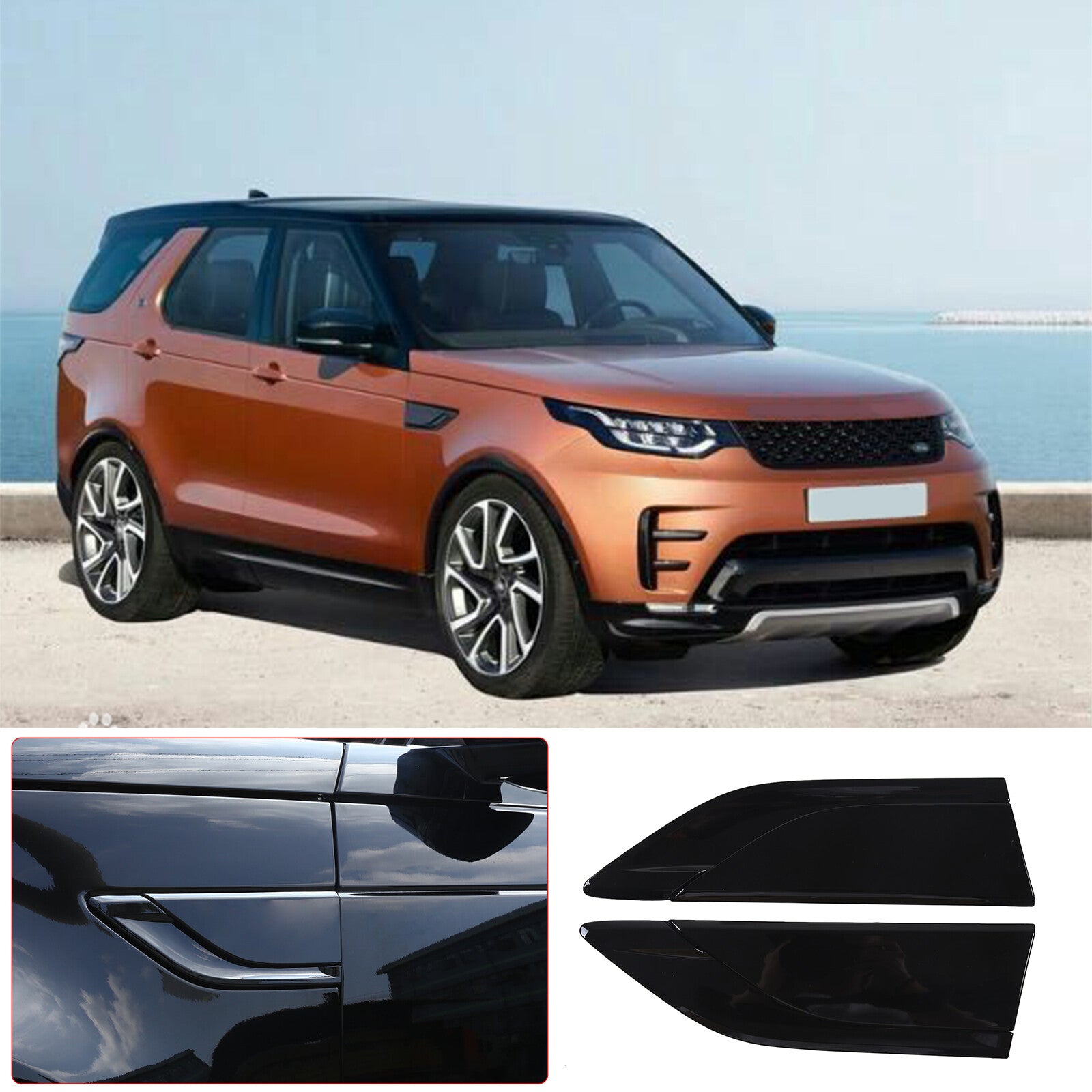 ABS carbon fiber fuel tank cap decorative cover suitable for Tundra 2007-2021- v