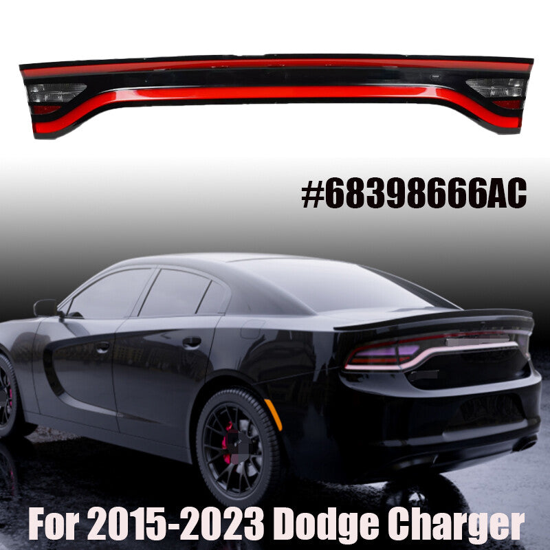68398666AC For 2015-2023 for Dodge Charger Rear Trunk Center LED Tail Light Lamp n