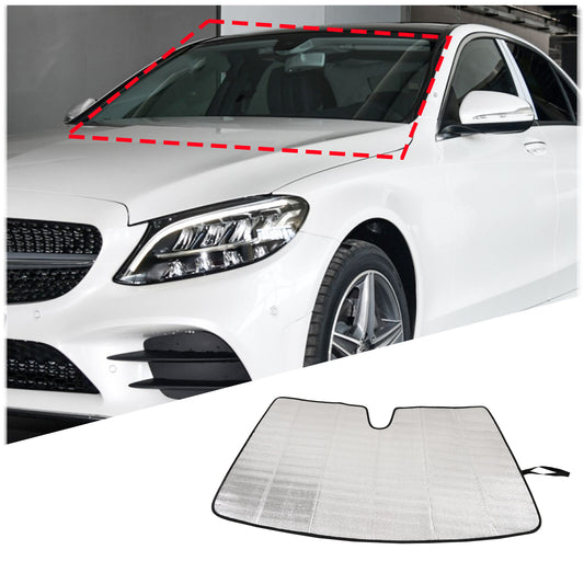 Full window sunshade, UV protection and sunshade suitable for Fiat 500 2011-2019 6 pieces- v