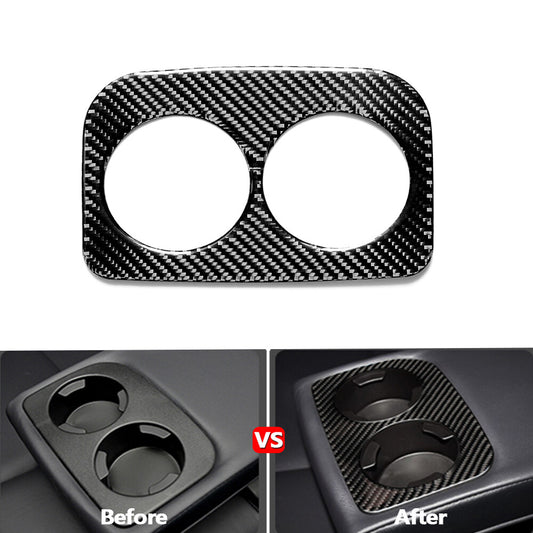 for Mercedes R-Class 2009-2012 4Pc Door Window Regulator Trim Cover Carbon Fiber v