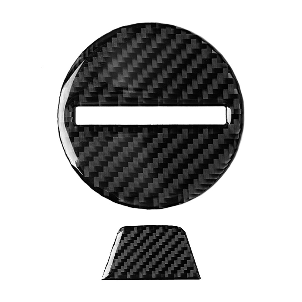 Lenkradabdeckung Trim f¨¹r for Chevrolet Camaro 2016-2021 Kohlefaser Auto 2St