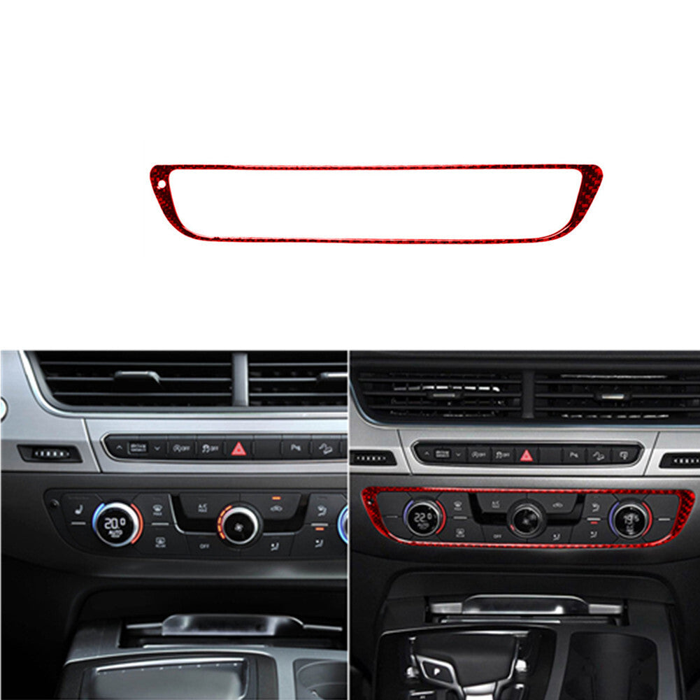 2pcs for Audi Q5 2018-21 Carbon Fiber Rearview Mirror Decor Sticker Cover Trim v