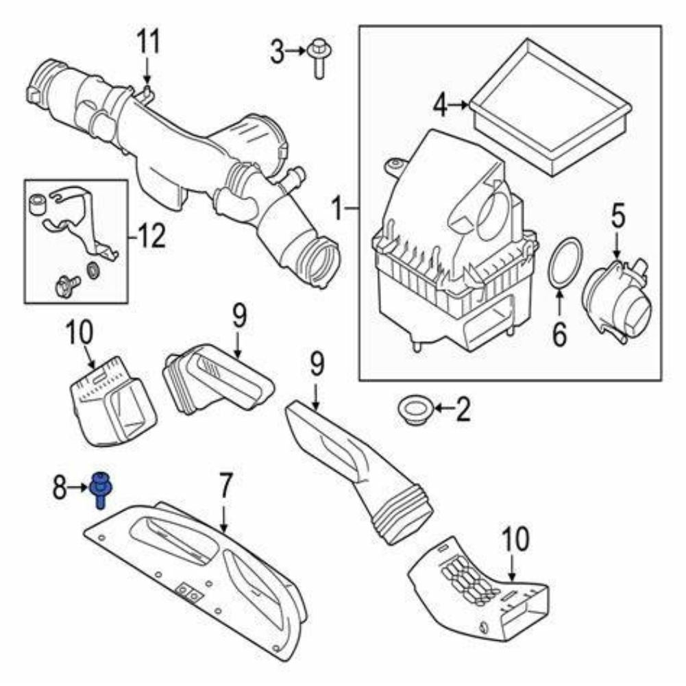 C2S3482 Scrivet for Jaguar X-Type 2002-2008