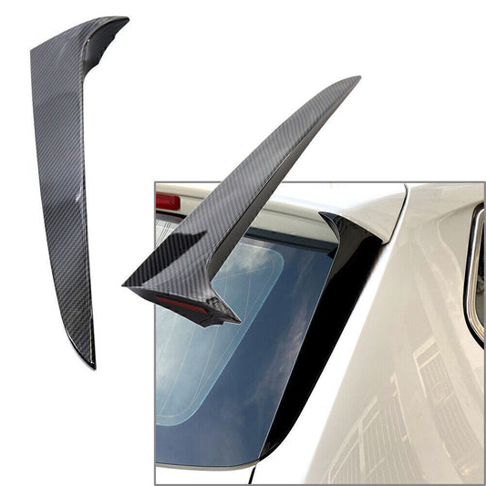 2x Car Rear Window Side Spoiler Canard Splitter Trim Fit for BMW X3 F25 2011-2017 Q