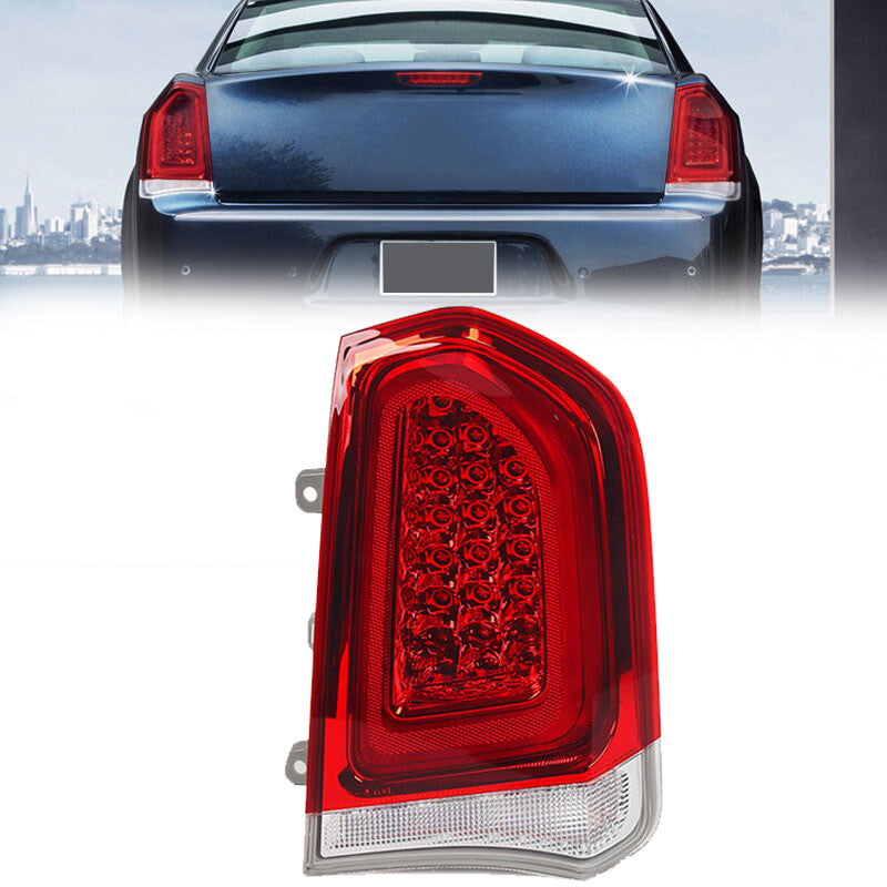 Passenger Fits 2015-2023 for for CHRysler 300 for CHRome Trim Full LED Tail Light Brake - v