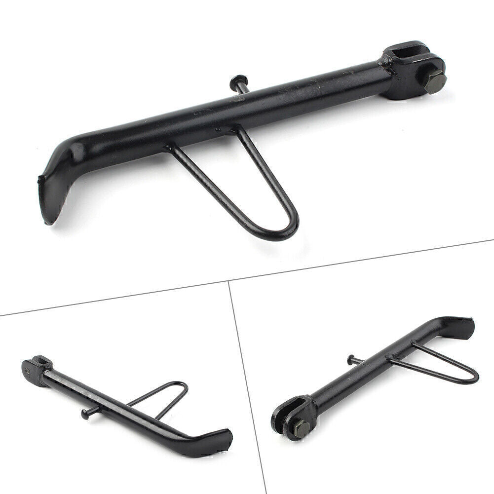 21CM Universal Motorcycle Scooter E-Bike Kickstand Foot Side Stand Support Black Q