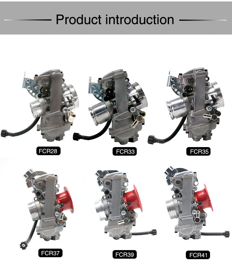 Motorcycle FCR 33mm Smooth Carburetor XR DR KLX400 CRF450/650 Hot Selling Q
