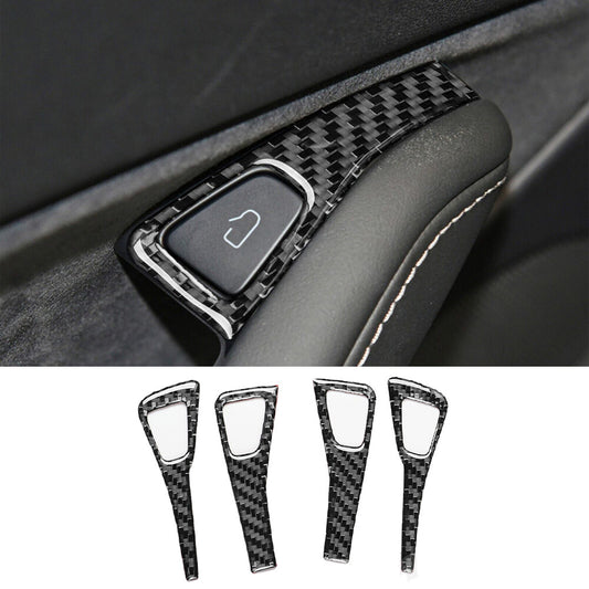 Red Carbon Fiber Right Side Of Steering Wheel Cover Trim for Dodge Durango 14-20 v