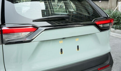 Rear Door Trunk Lid Tailgate Strip Trim ABS Black Fit for Toyota RAV4 2019-2023
