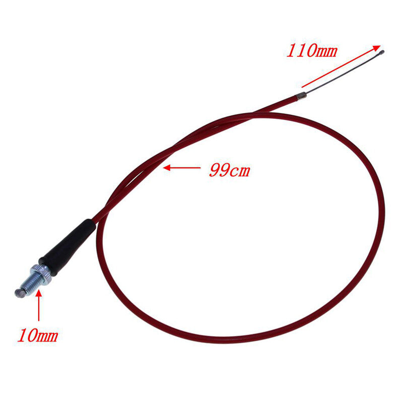 39Accelerator Thumb Throttle Cable For Motorcycle ATV 125cc 150cc Durable Red v