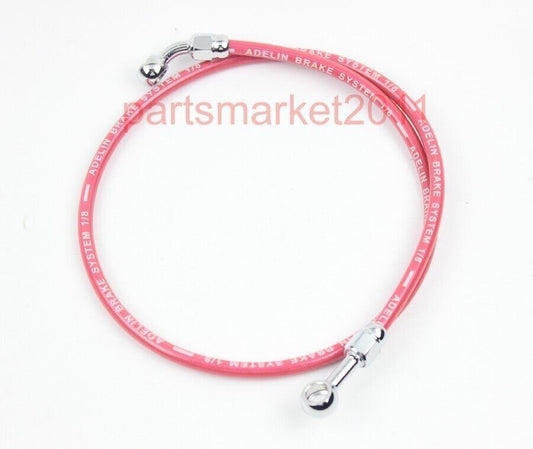 Pink 10mm Adelin brake clutch fluid hose, 95cm, for KTM , for Honda , for Yamaha , and for Kawasaki bicycles.