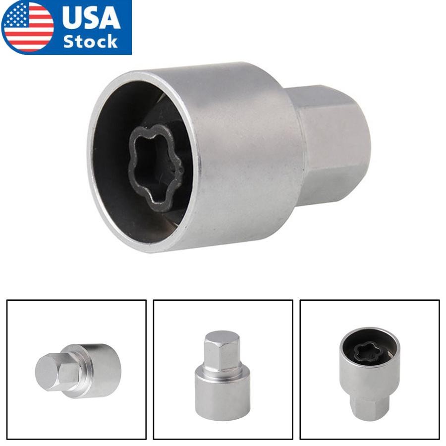 Car Tire Wheel Lock Anti-Theft Screw Lug Nut Bolt 41 Removal Key Socket for BMW Q