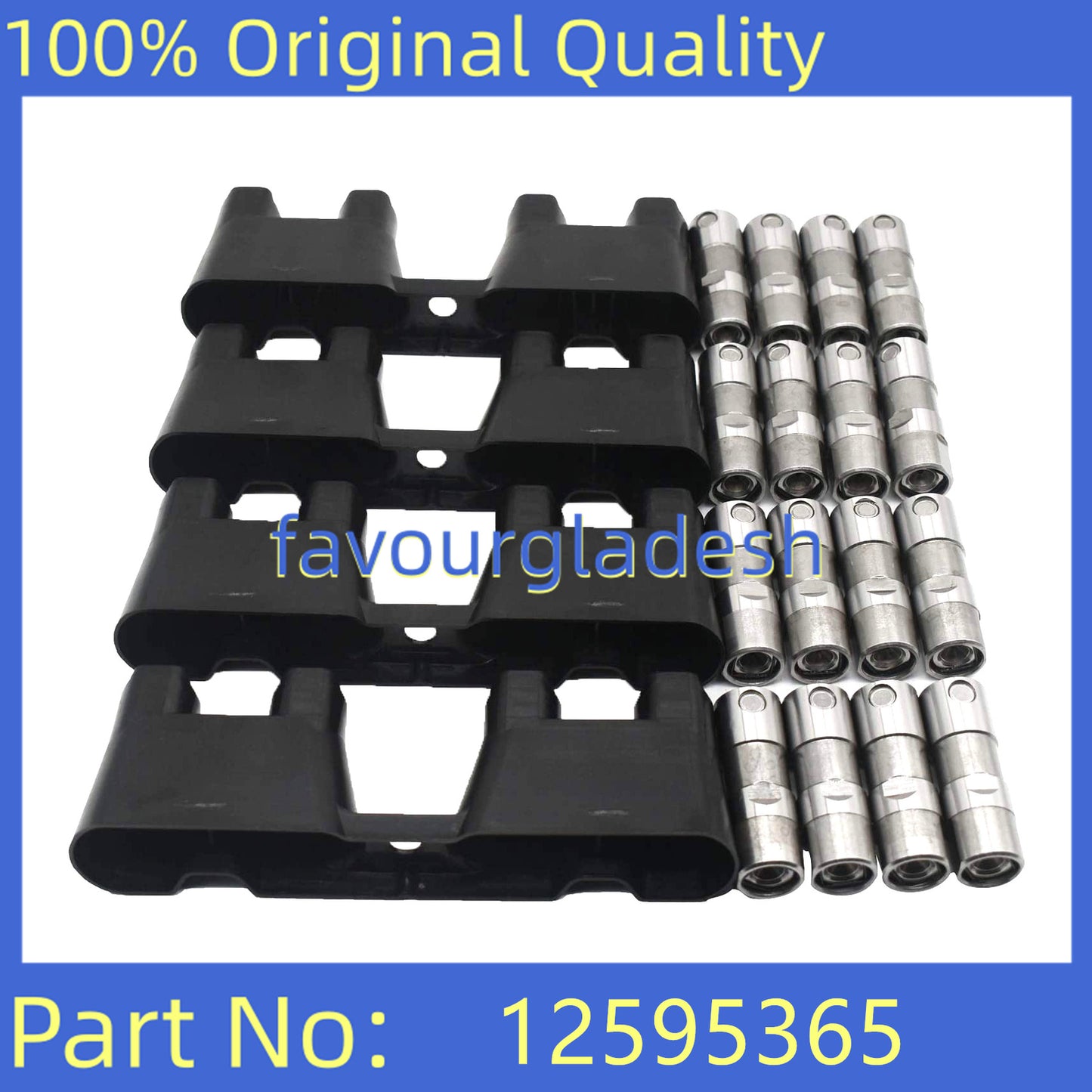 Lifters Guides Kit for Chevrolet for Corvette for Cadillac for GMC LS1 LS2 LS3 12595365