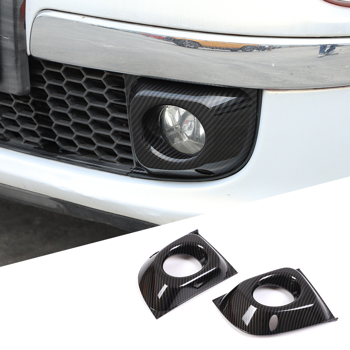 Carbon fiber side vent socket decorative ring suitable for Alfa Romeo Giulia 2017-20- v